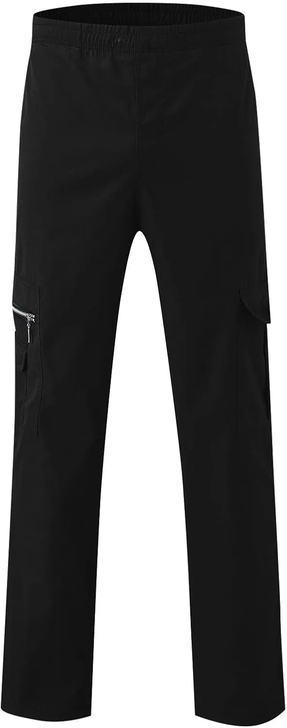 Tactical Pants for Men Military Lightweight Fishing Cargo Pants Relaxed Fit Waterproof Workout Ripstop Work Pants