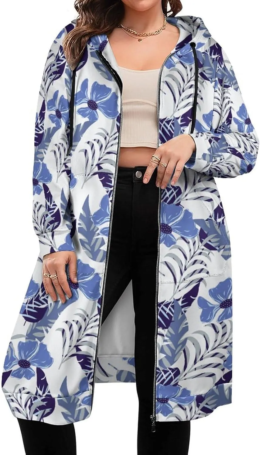 TAIZIYEAH Guatemala Flag Womens Long Hoodies Jackets Casual Zip Up Long Sleeve Fall Lightweight Sweatshirts Coats