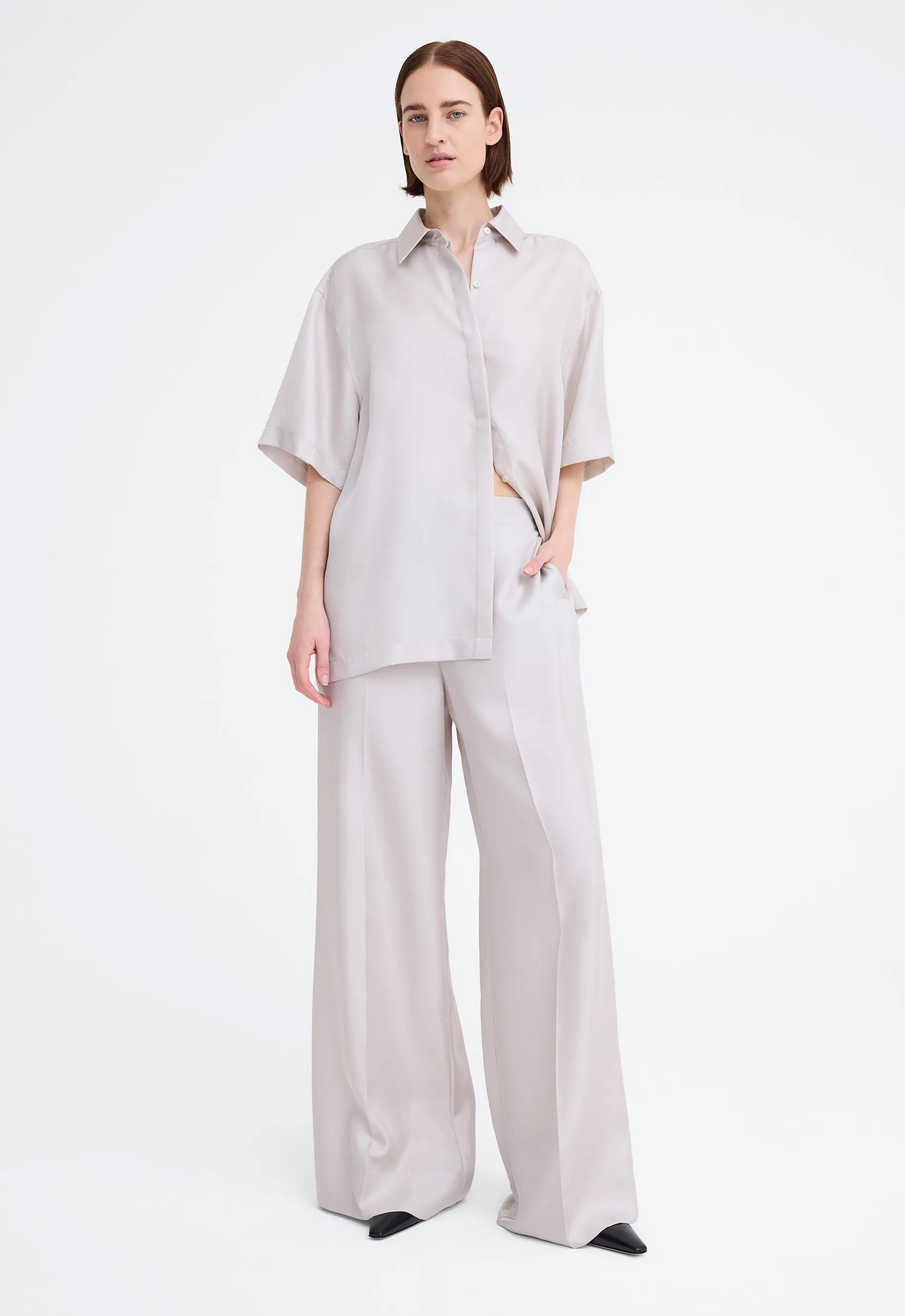 Tatum Silk Shirt - Dore