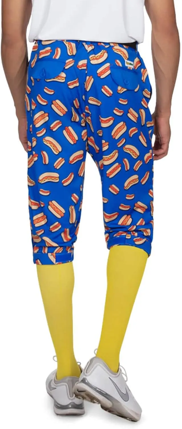 Tipsy Elves Golf Knickers for Men - Included Matching Socks - Athletic Fit Mens Pants with Game Changing Designs