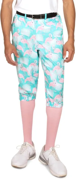 Tipsy Elves Golf Knickers for Men - Included Matching Socks - Athletic Fit Mens Pants with Game Changing Designs