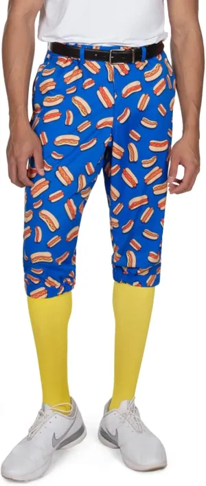 Tipsy Elves Golf Knickers for Men - Included Matching Socks - Athletic Fit Mens Pants with Game Changing Designs