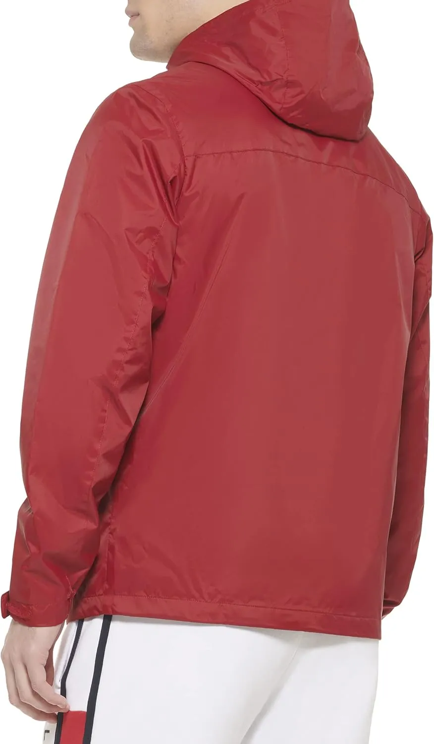 Tommy Hilfiger Men's Lightweight Breathable Waterproof Hooded Jacket