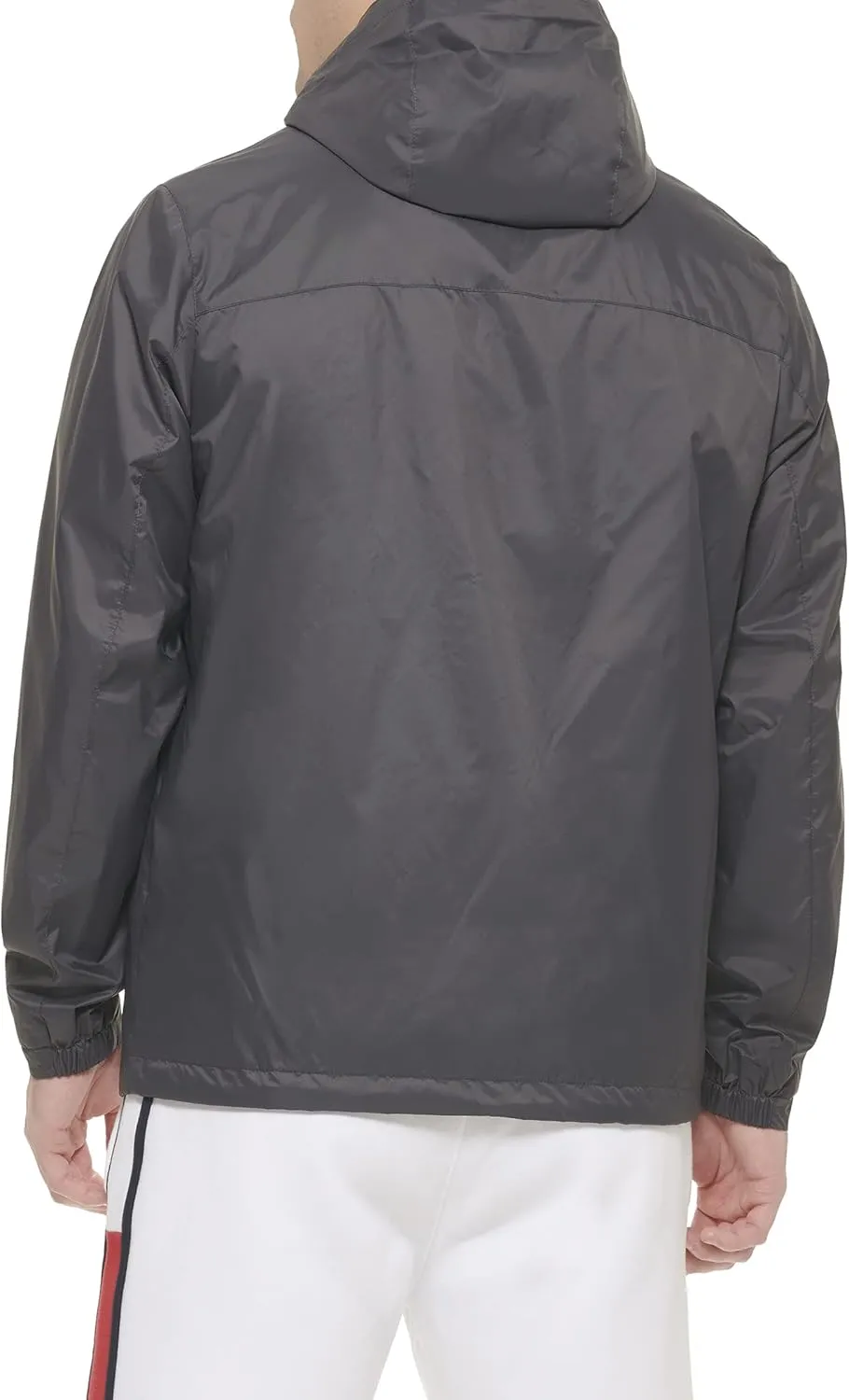 Tommy Hilfiger Men's Lightweight Breathable Waterproof Hooded Jacket