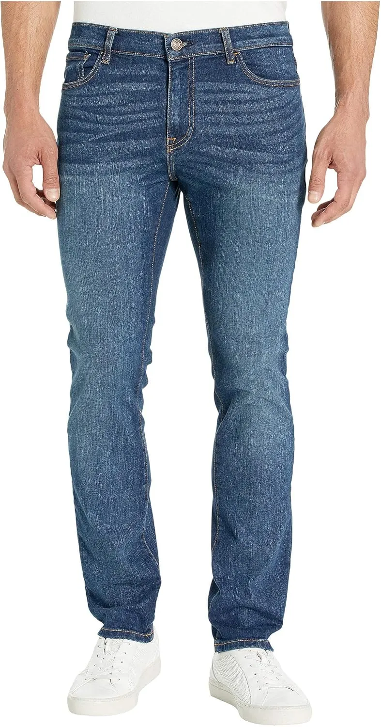 Tommy Hilfiger Mens Stretch Vintage Straight Leg Jeans