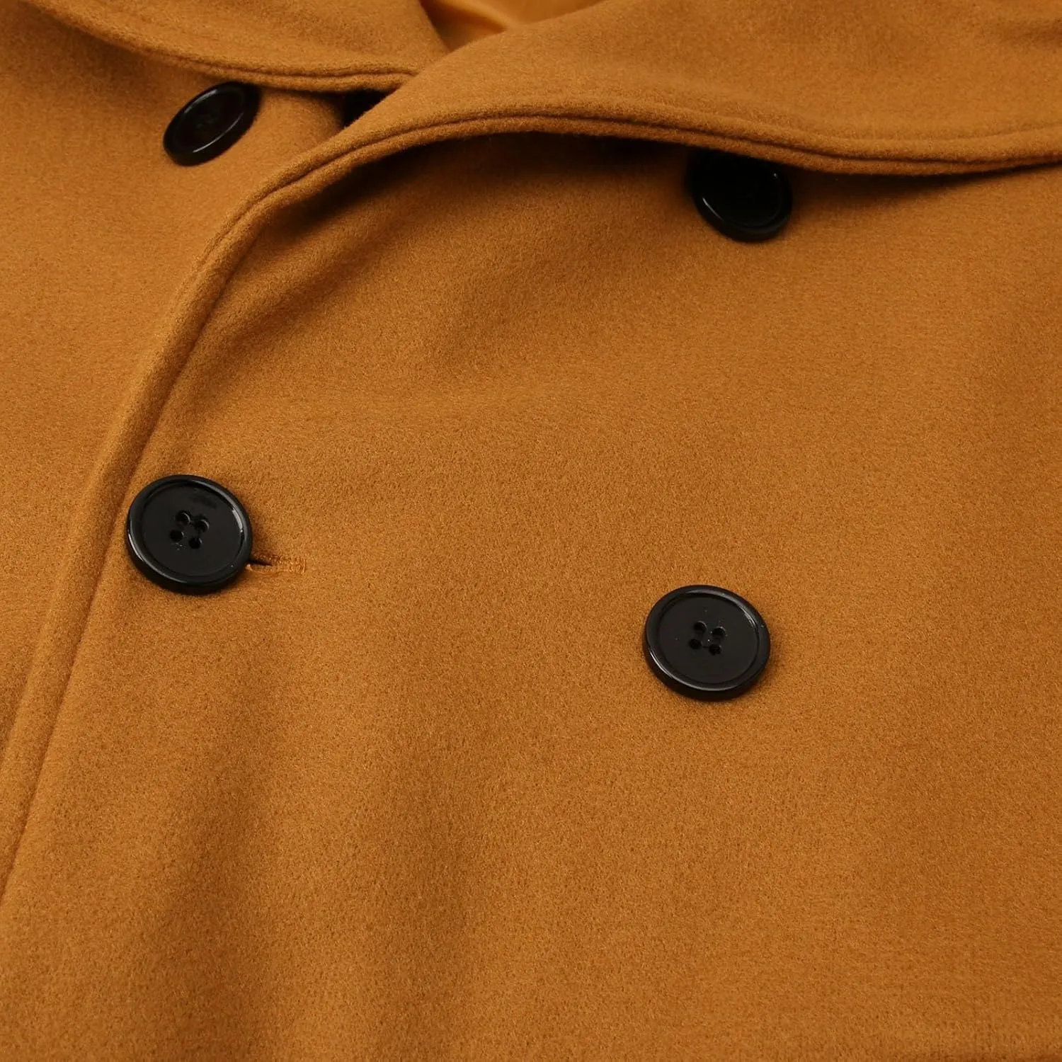 Trench Coat Men Slim Fit Notch Lapel Double Breasted Top Coat Winter Warm Cotton Business Long Jacket Overcoat