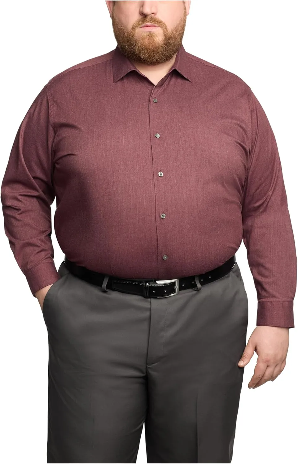 Van Heusen Men's Fit Dress Shirt Comfort Performance Stretch (Big and Tall)