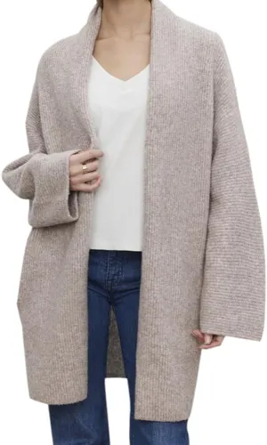 VELVET BY GRAHAM & SPENCER Women's Calli Cozy Knits Cardigan Sweater, Oat