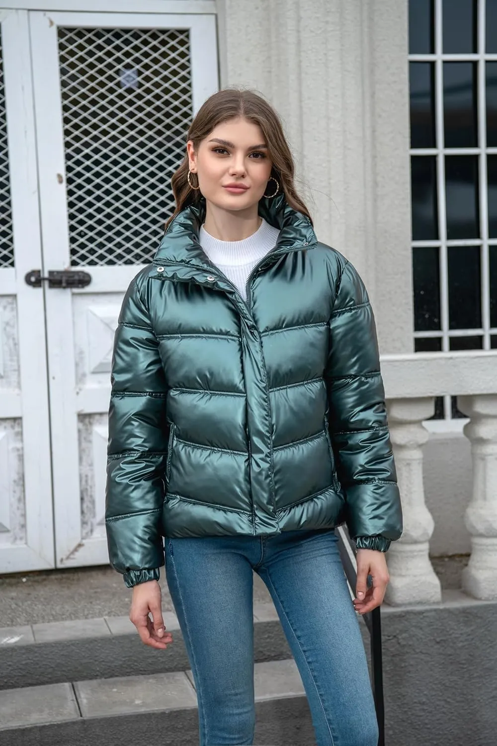 Warm Jackets for Women,Lightweight Women Puffer Jacket Women,Packable Down Jacket,Womem Winter Coats