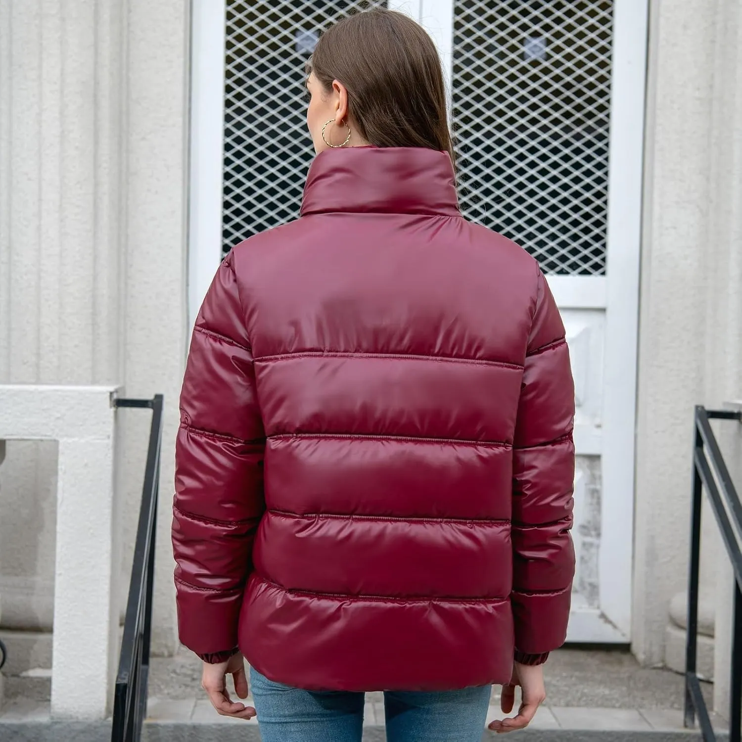 Warm Jackets for Women,Lightweight Women Puffer Jacket Women,Packable Down Jacket,Womem Winter Coats