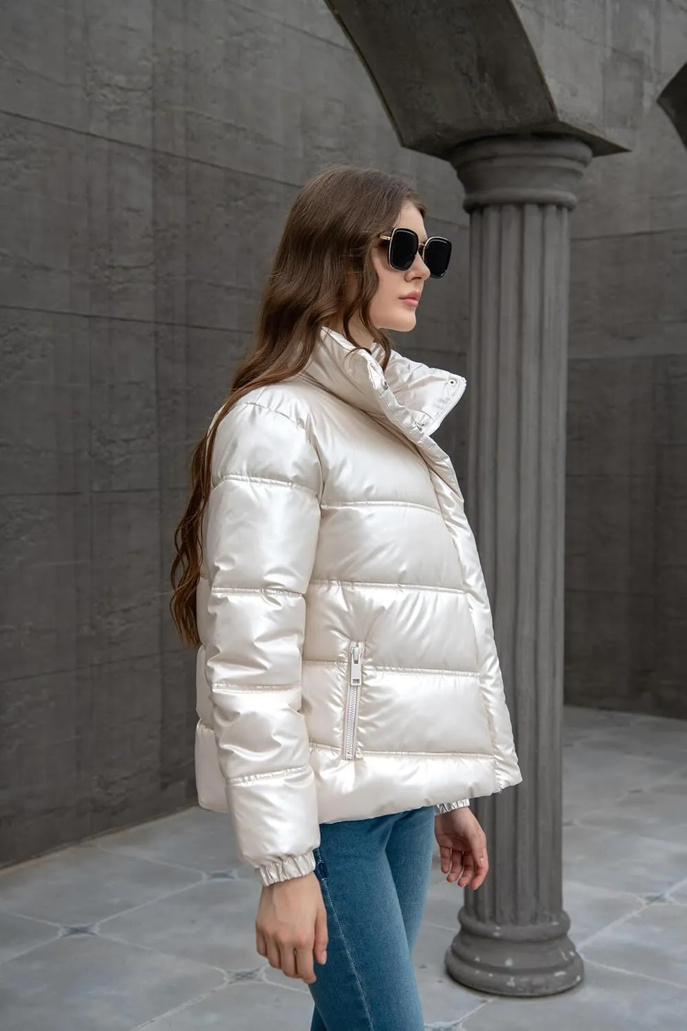 Warm Jackets for Women,Lightweight Women Puffer Jacket Women,Packable Down Jacket,Womem Winter Coats