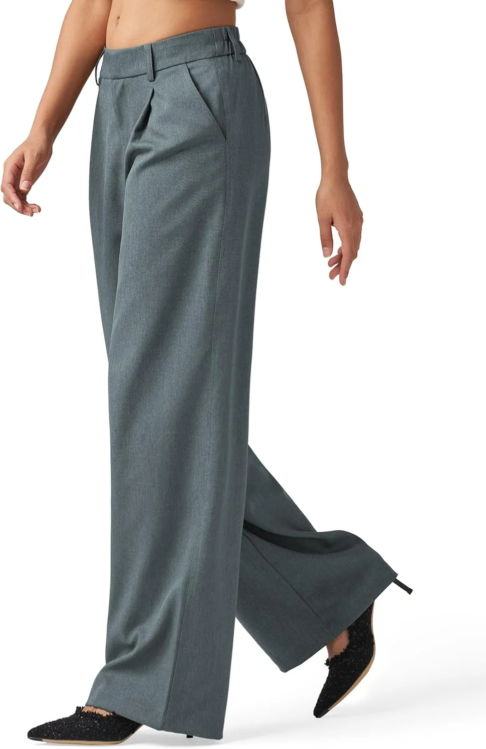 Willit Women's Work Pants Wide Leg Dress Pants High Waisted Casual Business Office Pants Slacks 29"/31"