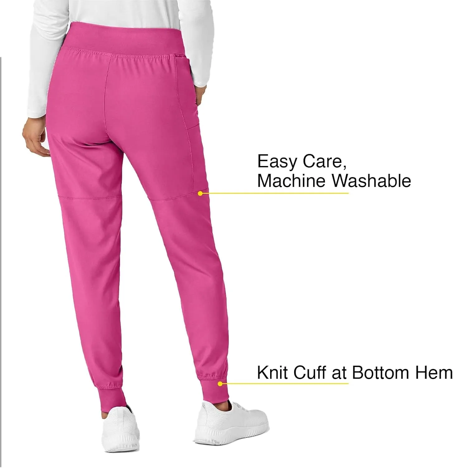 Wink W123 Scrubs for Women's Comfort Waist Cargo Jogger Scrub Pant