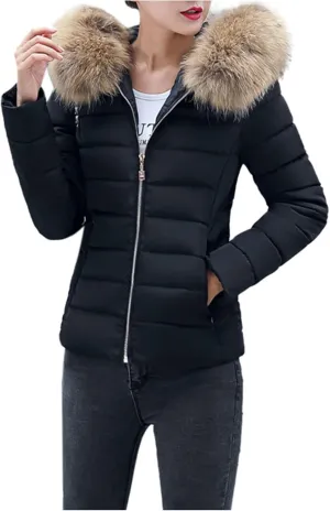 Winter Jacket Women Clothes Cotton Coat Padded Warm Padded Large Wool Womens Jackets Lightweight Fashion