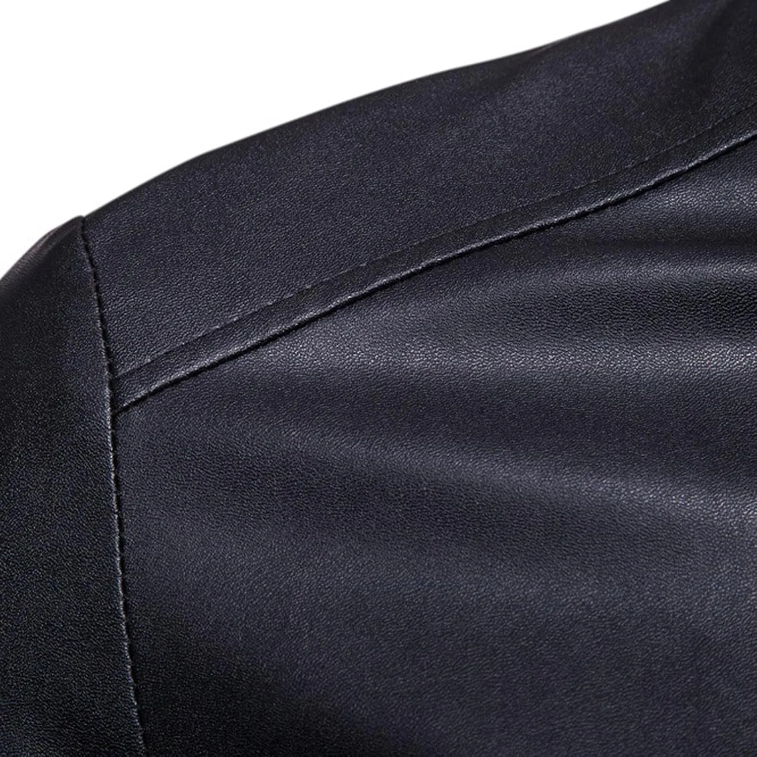 Winter Jackets for Men Jacket PU Leather Long Sleeve Autumn Stand Collar Club Coat Mens Jackets Casual Stylish Coat