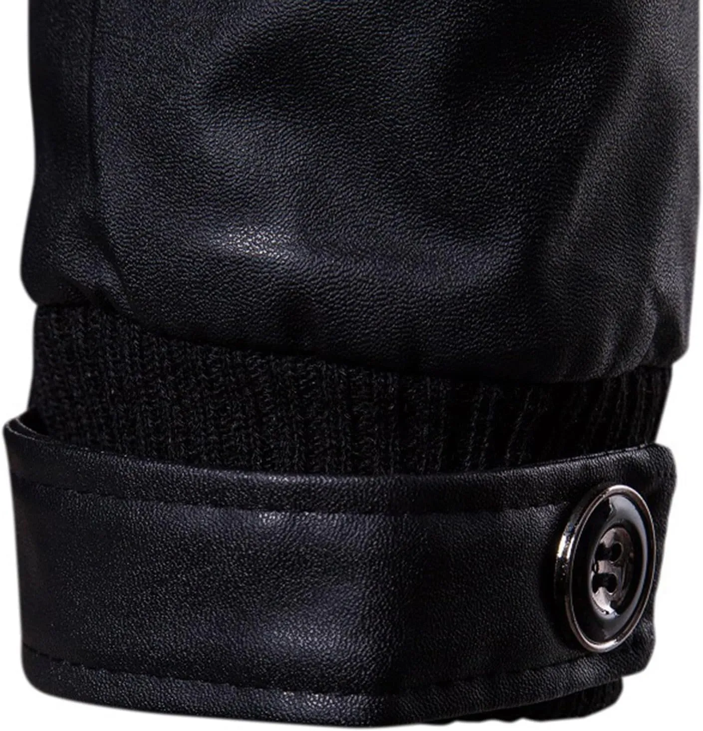 Winter Jackets for Men Jacket PU Leather Long Sleeve Autumn Stand Collar Club Coat Mens Jackets Casual Stylish Coat