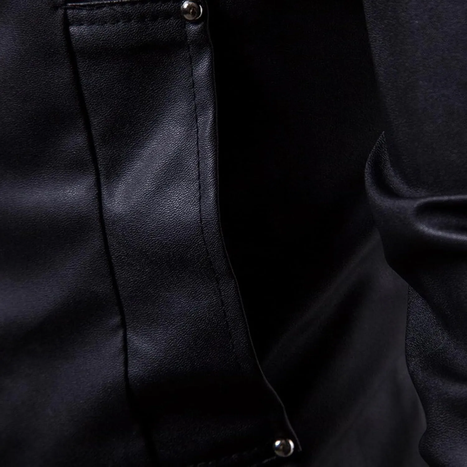 Winter Jackets for Men Jacket PU Leather Long Sleeve Autumn Stand Collar Club Coat Mens Jackets Casual Stylish Coat