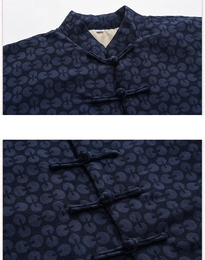 Winter Tang Suit Jackets Cotton Padded Coats Men Warm Tai Chi Uniform Chinese Jacket Kung Fu Clothing Shirt