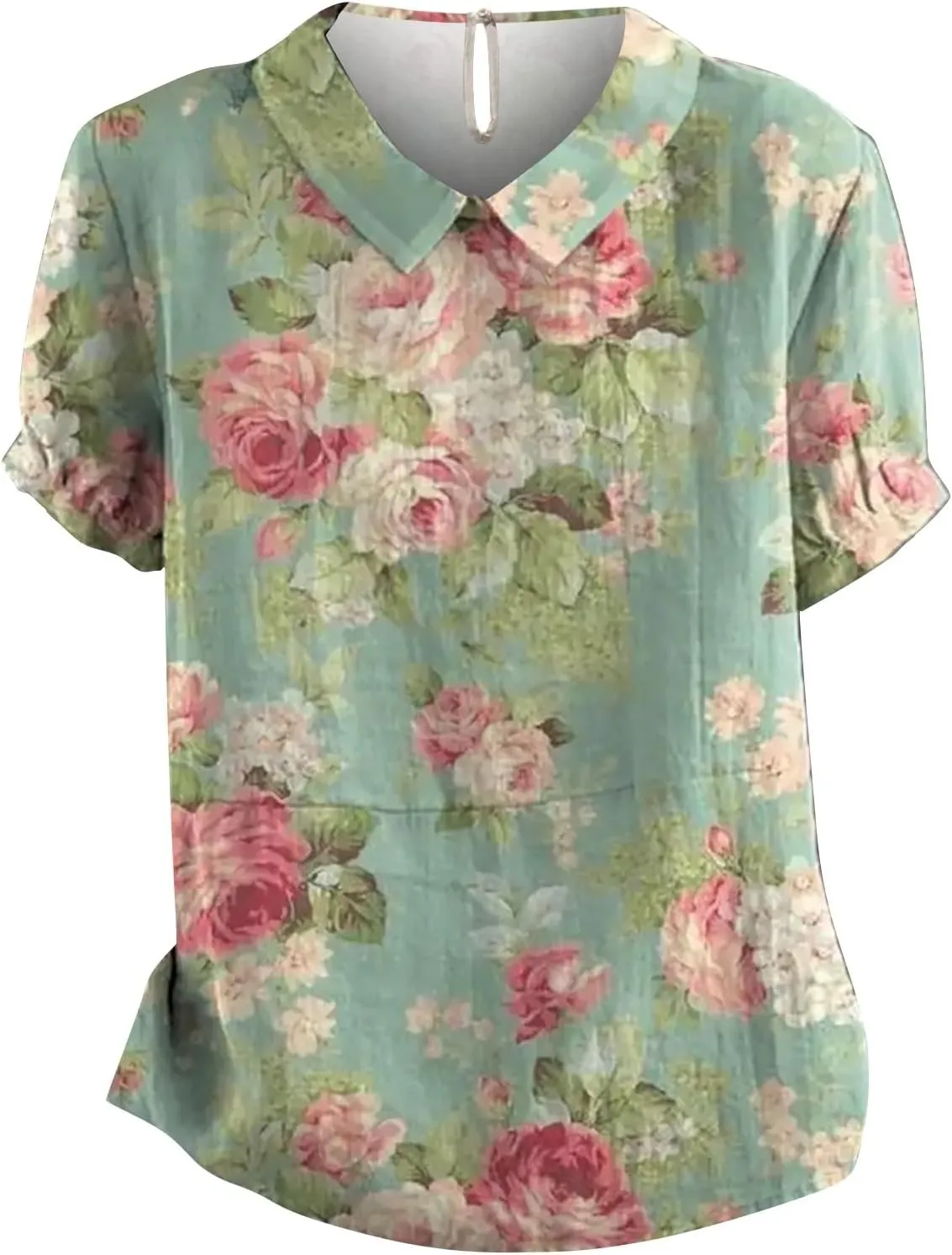 Women Linen Button Down Shirt Womens Shirts Casual Summer Women's Tops Dressy