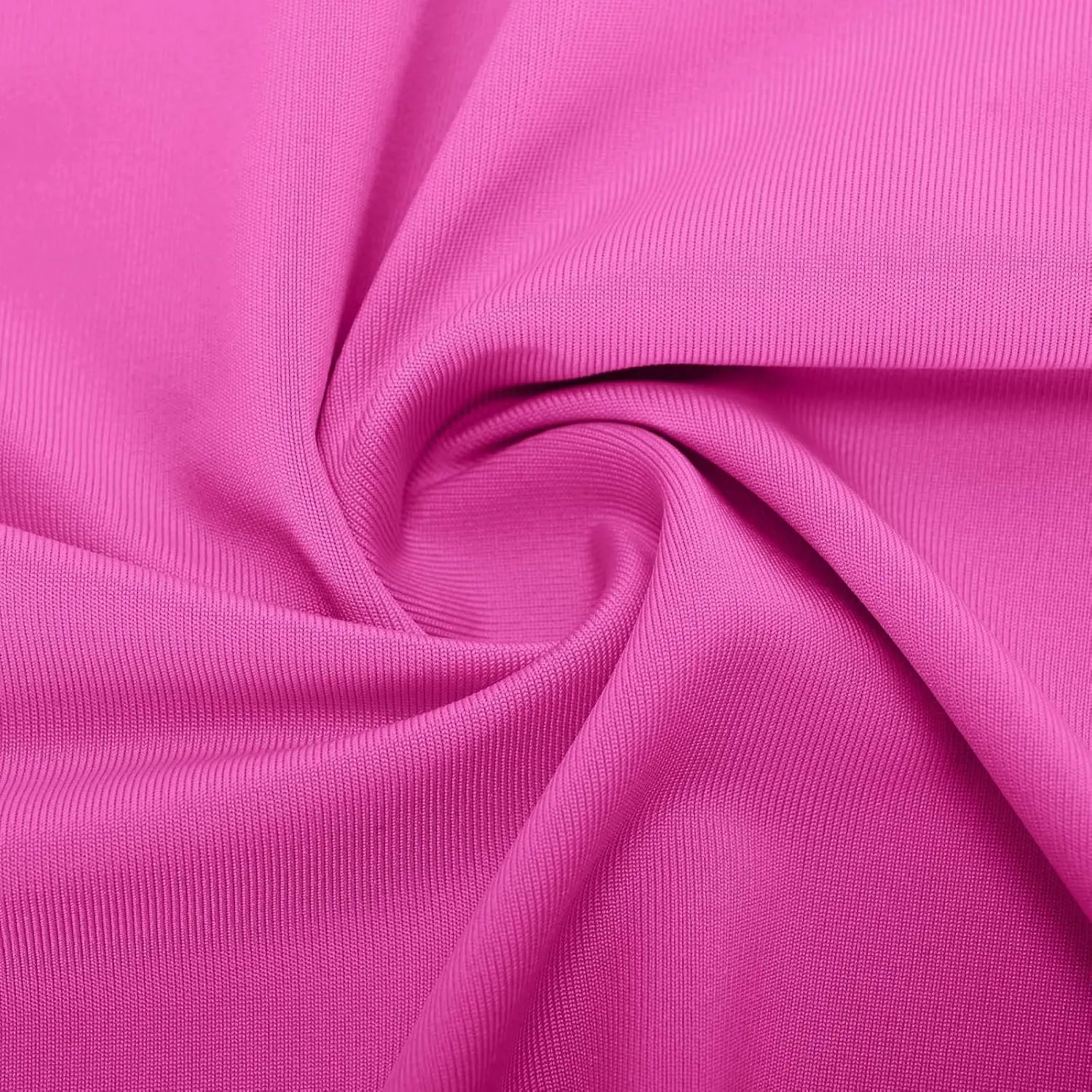 Women Swimwear Dress A Line Tummy Control Round Neck Sleeveless Swim Dress Pleated Swing Modest Skirt Bathing Suit
