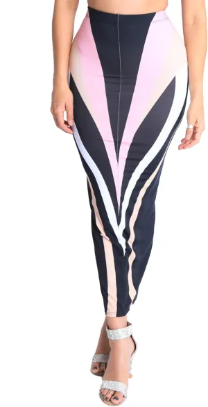 Women's High Waist Maxi Bodycon Pencil Skirt Stretchy Fabric for Comfort and Style