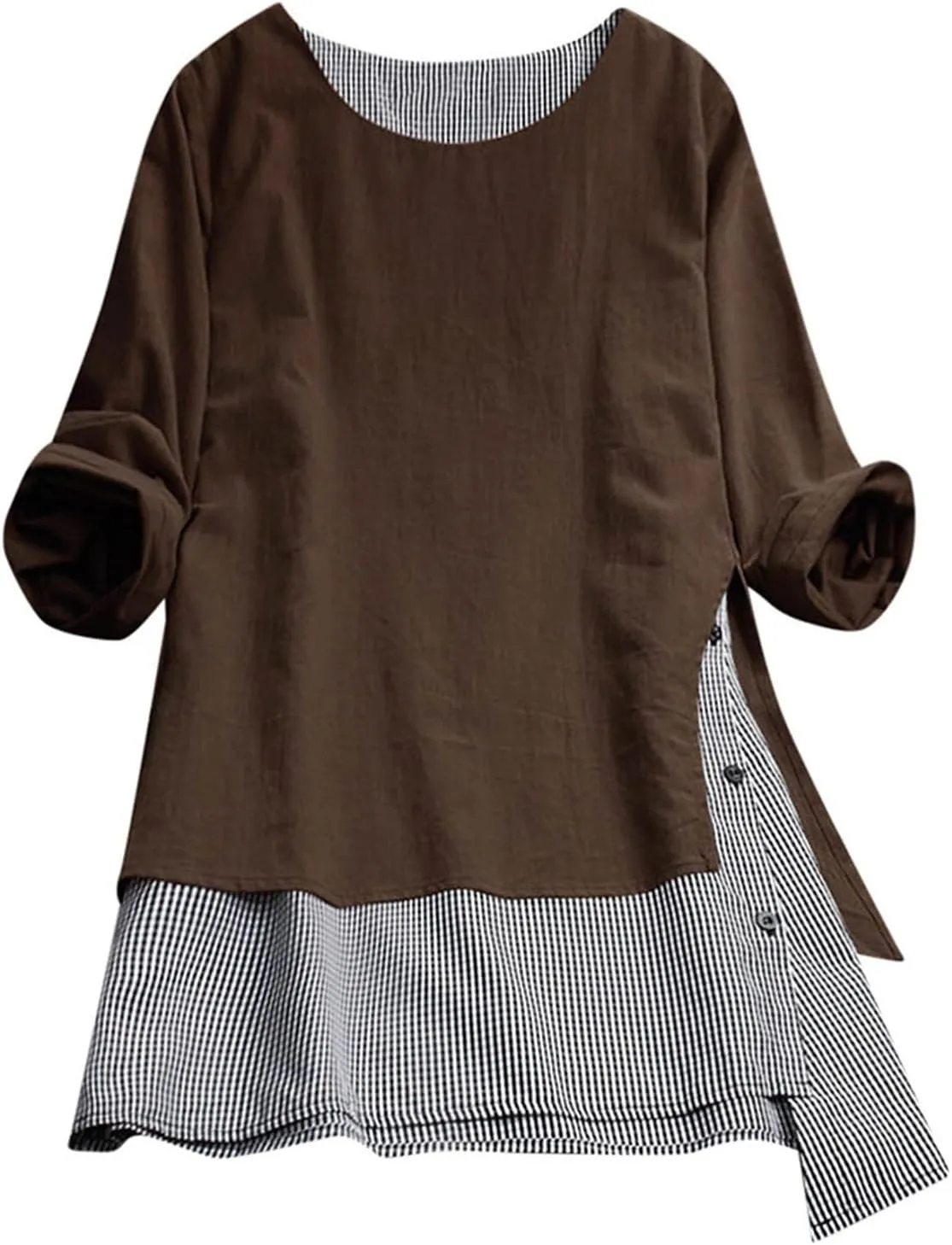 Women's Linen Tops Shirts for Women Dressy Casual Short Sleeve Black Shirt Womens Dressy Long Sleeve