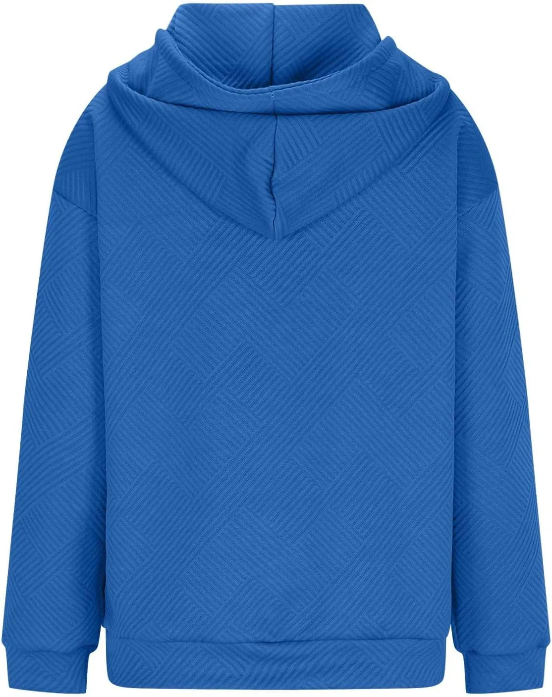 Womens Oversized Hoodie Jacket Fall Fashion 2024 Zip Up Long Sleeve Textured Hooded Sweatshirt Lightweight Jackets