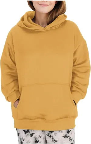 Women's Oversized Hoodies 2024 Solid Color Casual Long Sleeve Sweatshirt Trendy Pullover Tops with Pocket Fall Winter