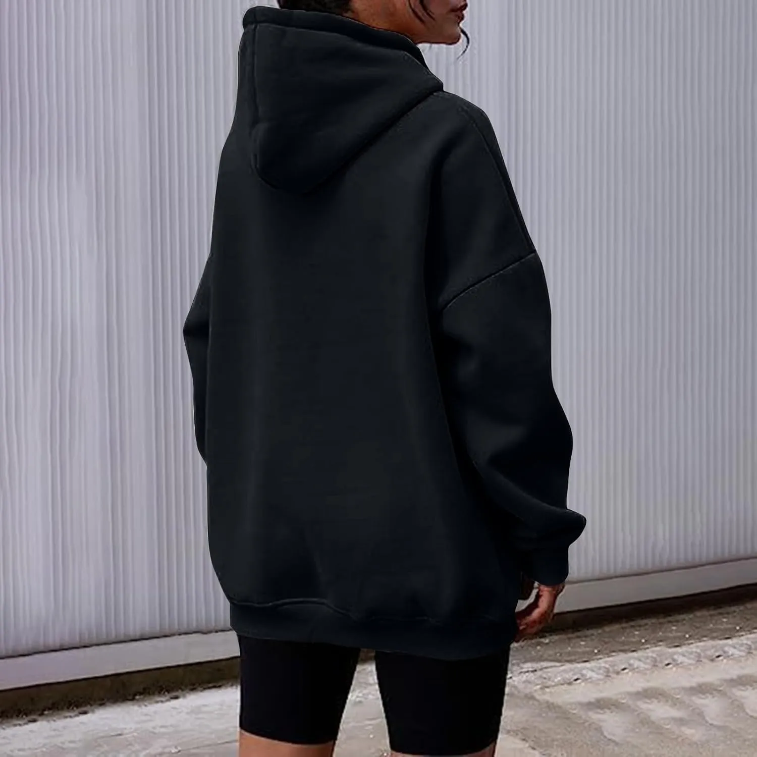 Womens Oversized Hoodies Comfy Casual Pullover Fall Winter Outfits Long Sleeve Tops Loose Sweatshirt with Pocket