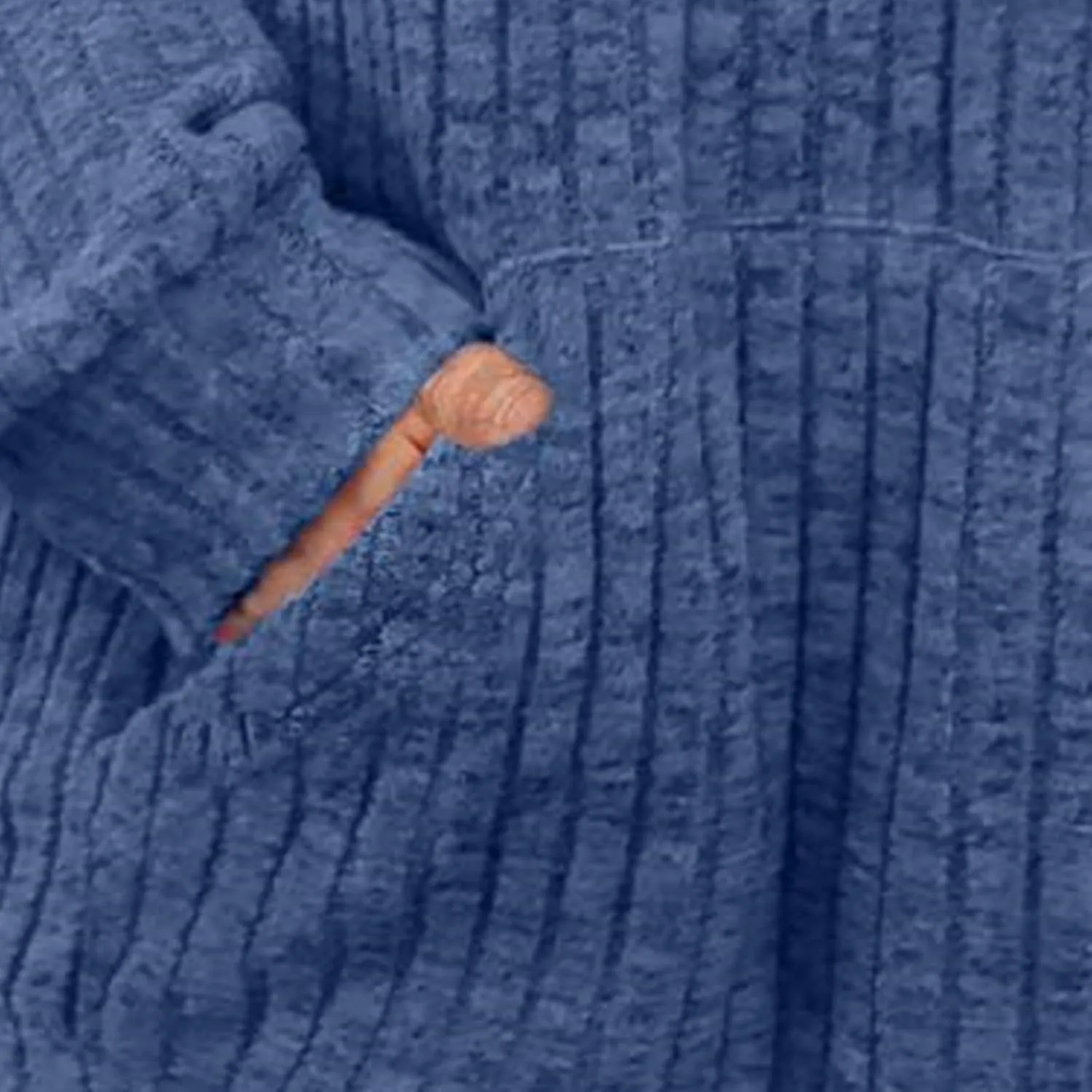 Women's Oversized Long Sleeve Hoodies Waffle Knit Pullover Sweatshirts Tops with Pockets Effortless Casual Comfort Wear