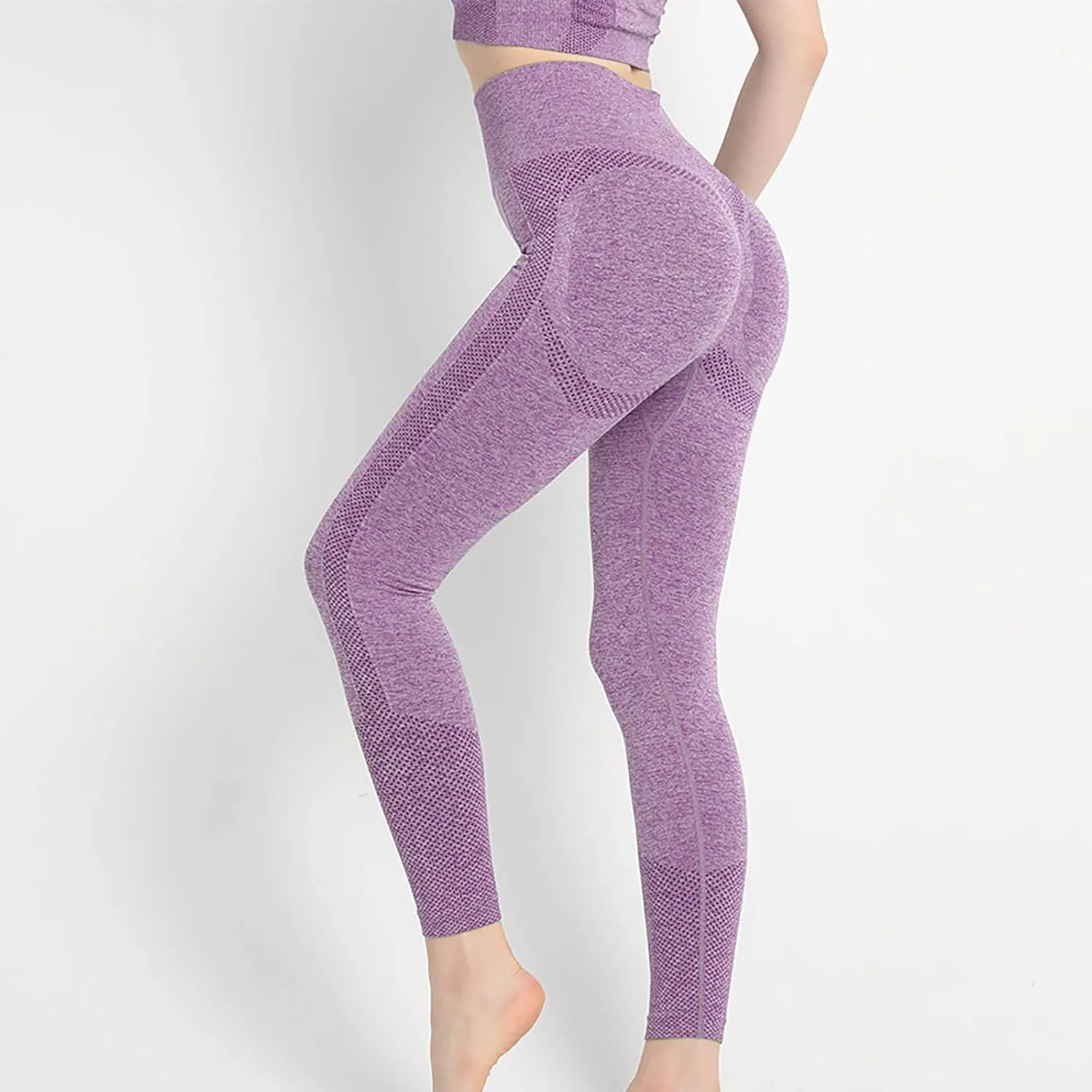 Women's Pants Athletic Stretch High Waist Gym Joggers Yoga Pants Casual Elastic Butt Lifting Petite Trousers Activewear