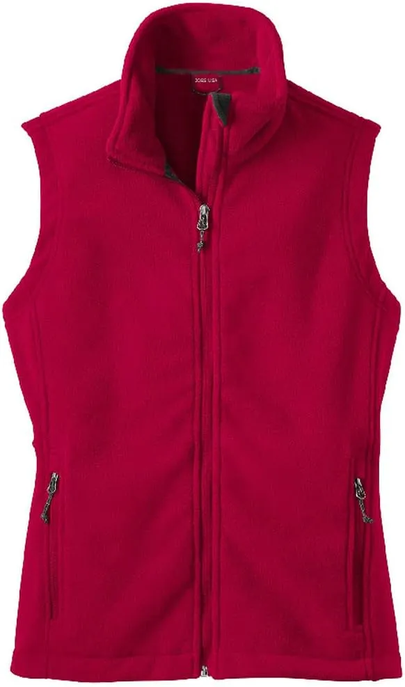Womens Soft and Cozy Fleece Vests in 5 Colors. Sizes: XS-4XL