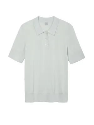 Women's  Summer Polo Neck Short Sleeve T-shirt