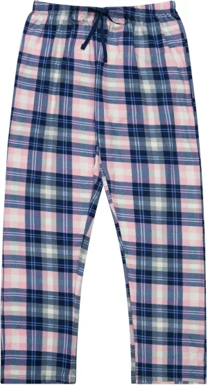 Women's Super Cozy Mink Fleece Pajama Bottom with Waist & Bottom Rib (S-4XL)