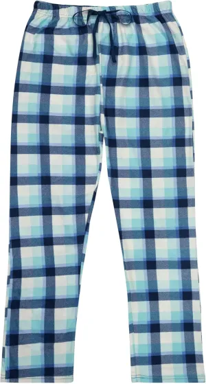 Women's Super Cozy Mink Fleece Pajama Bottom with Waist & Bottom Rib (S-4XL)