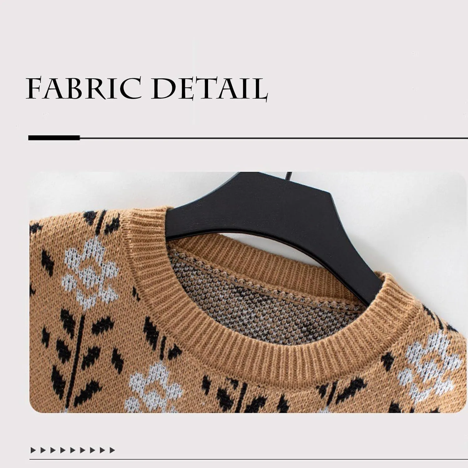Womens Trendy Floral Sweaters Flower Printed Crewneck Knit Sweater Cute Loose Long Sleeve Fashion Pullover Tops
