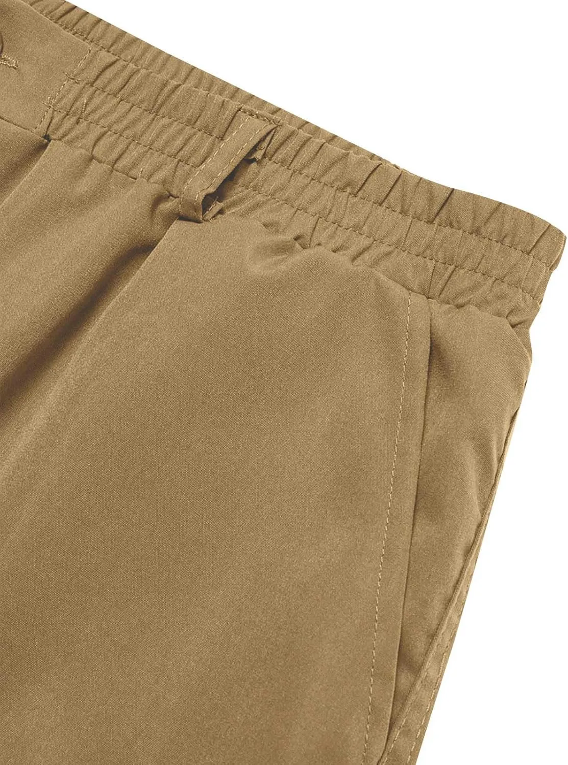 Work Pants for Men Elastic Waist Baggy Cargo Pants Relaxed Fit Outdoor Rip Stop Tactical Travel Fishing Hiking Pants