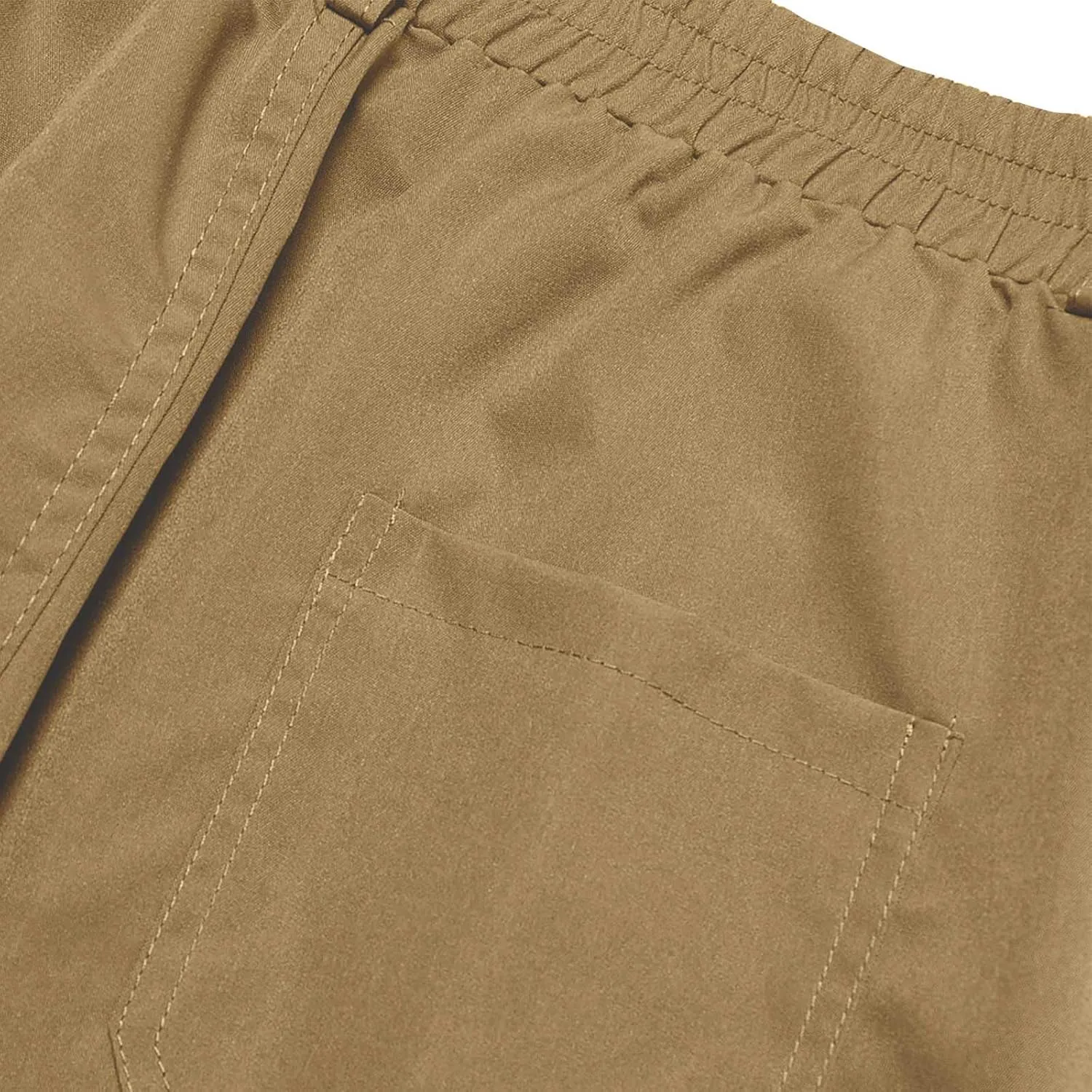 Work Pants for Men Elastic Waist Baggy Cargo Pants Relaxed Fit Outdoor Rip Stop Tactical Travel Fishing Hiking Pants