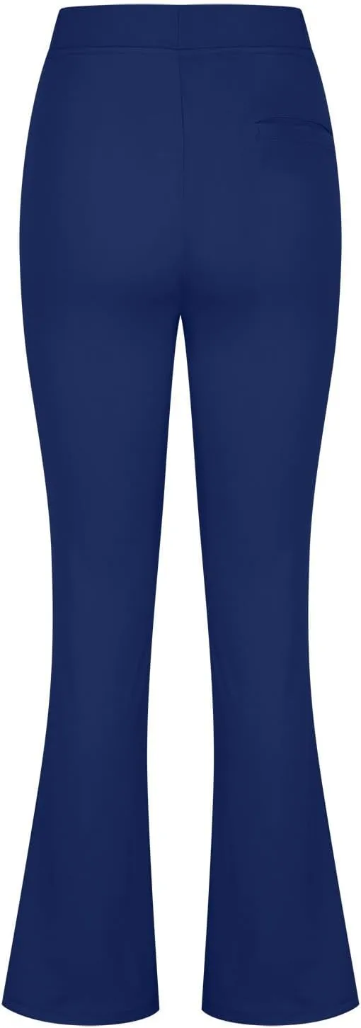Work Pants Women Stretch Business Casual Wide Leg Dress Pants High Waist Bell Bottoms Trousers Pull on Office Slacks