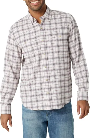 Wrangler Authentics Men's Cloud Flannel Woven Shirt