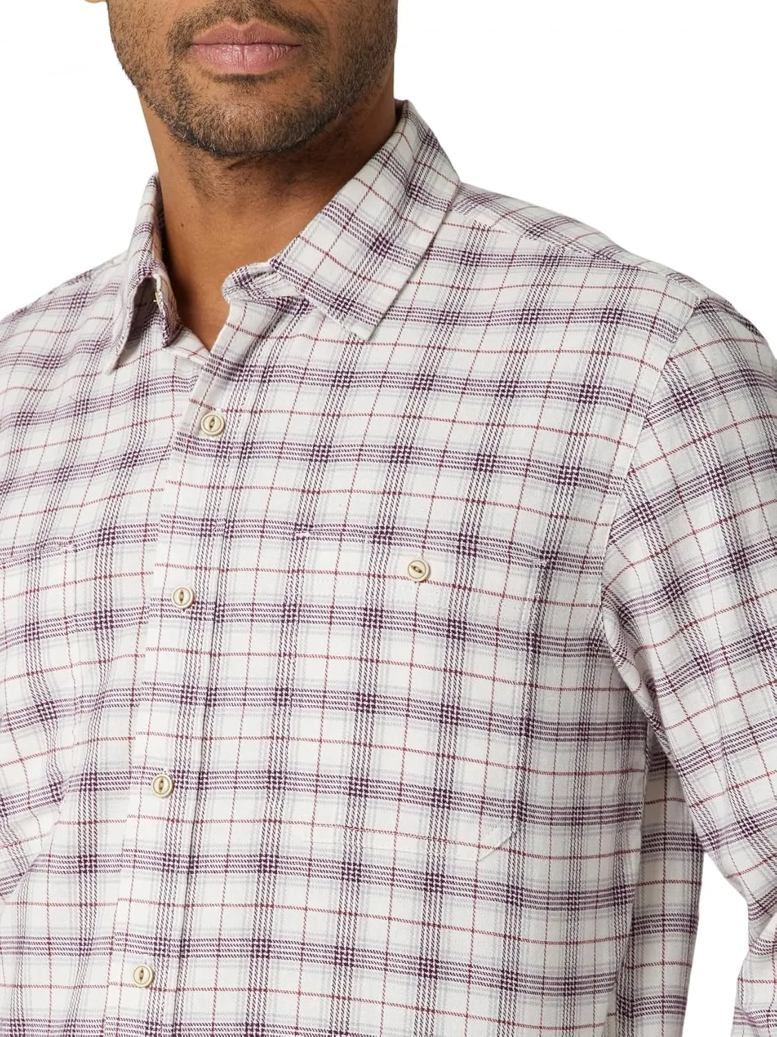 Wrangler Authentics Men's Cloud Flannel Woven Shirt