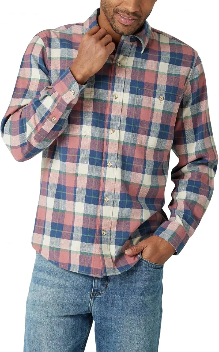Wrangler Authentics Men's Cloud Flannel Woven Shirt