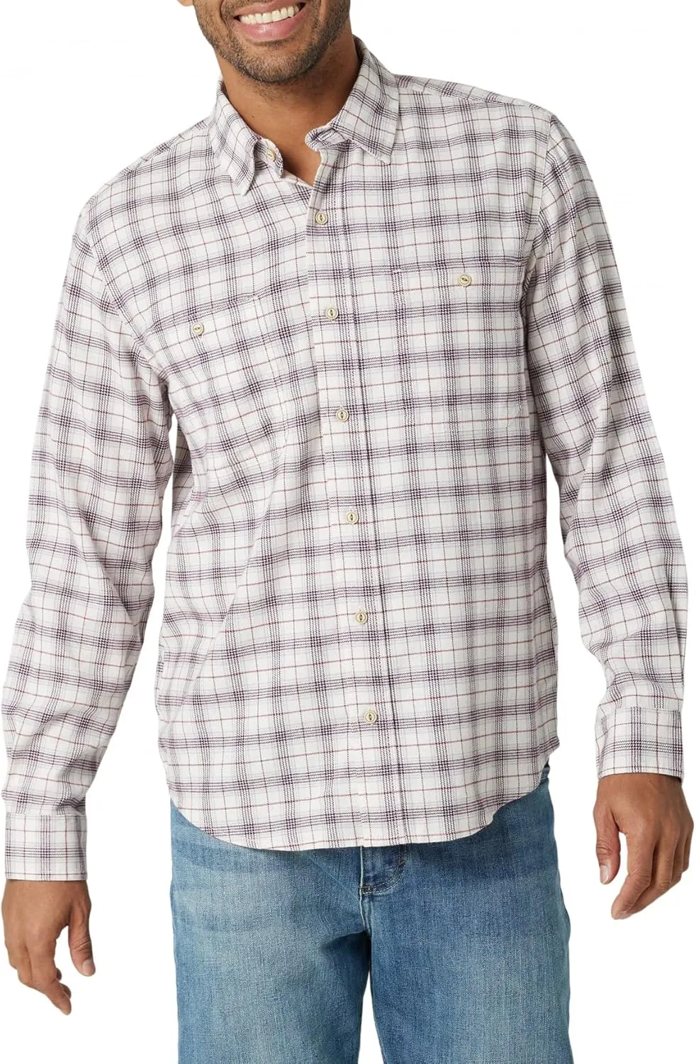 Wrangler Authentics Men's Cloud Flannel Woven Shirt