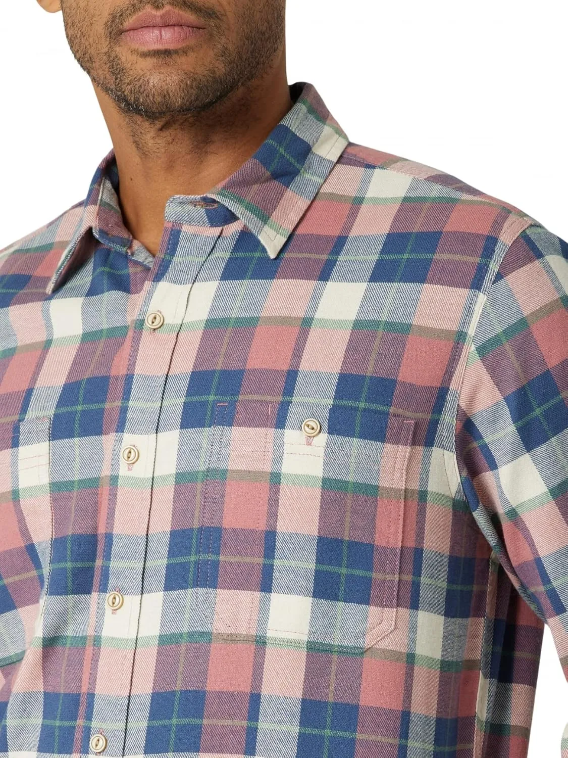 Wrangler Authentics Men's Cloud Flannel Woven Shirt