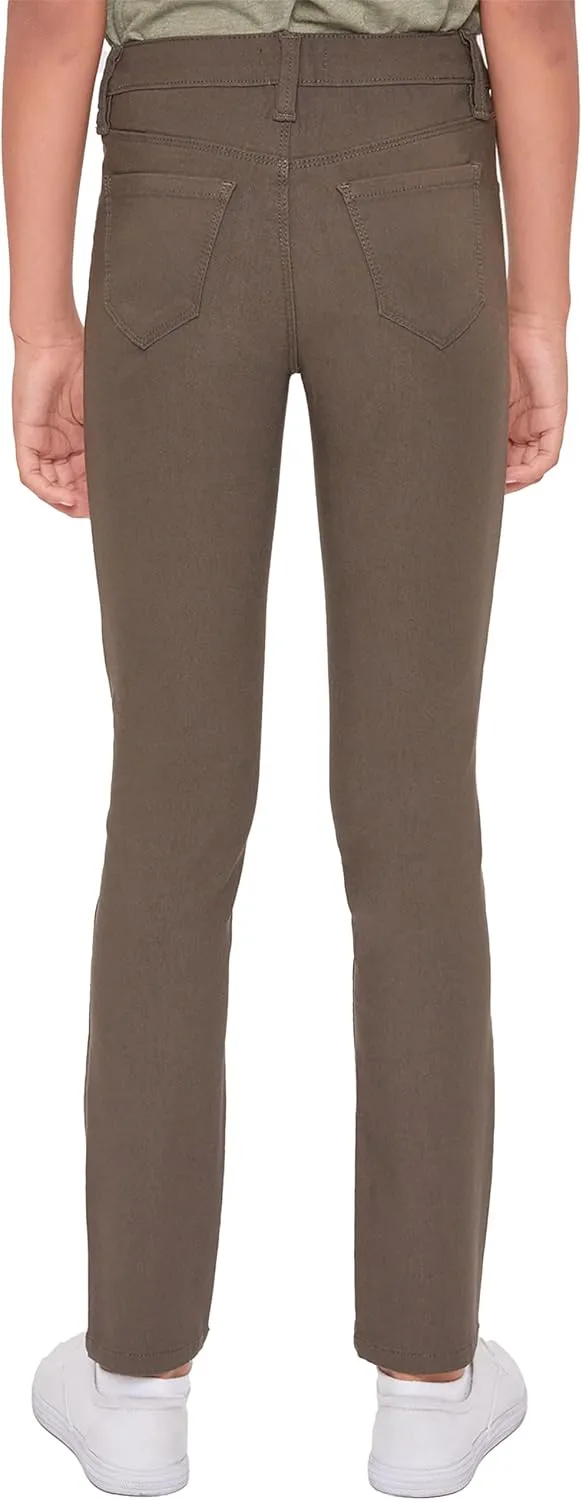 YMI Jeans Girls' Stretch Skinny School Color Pants