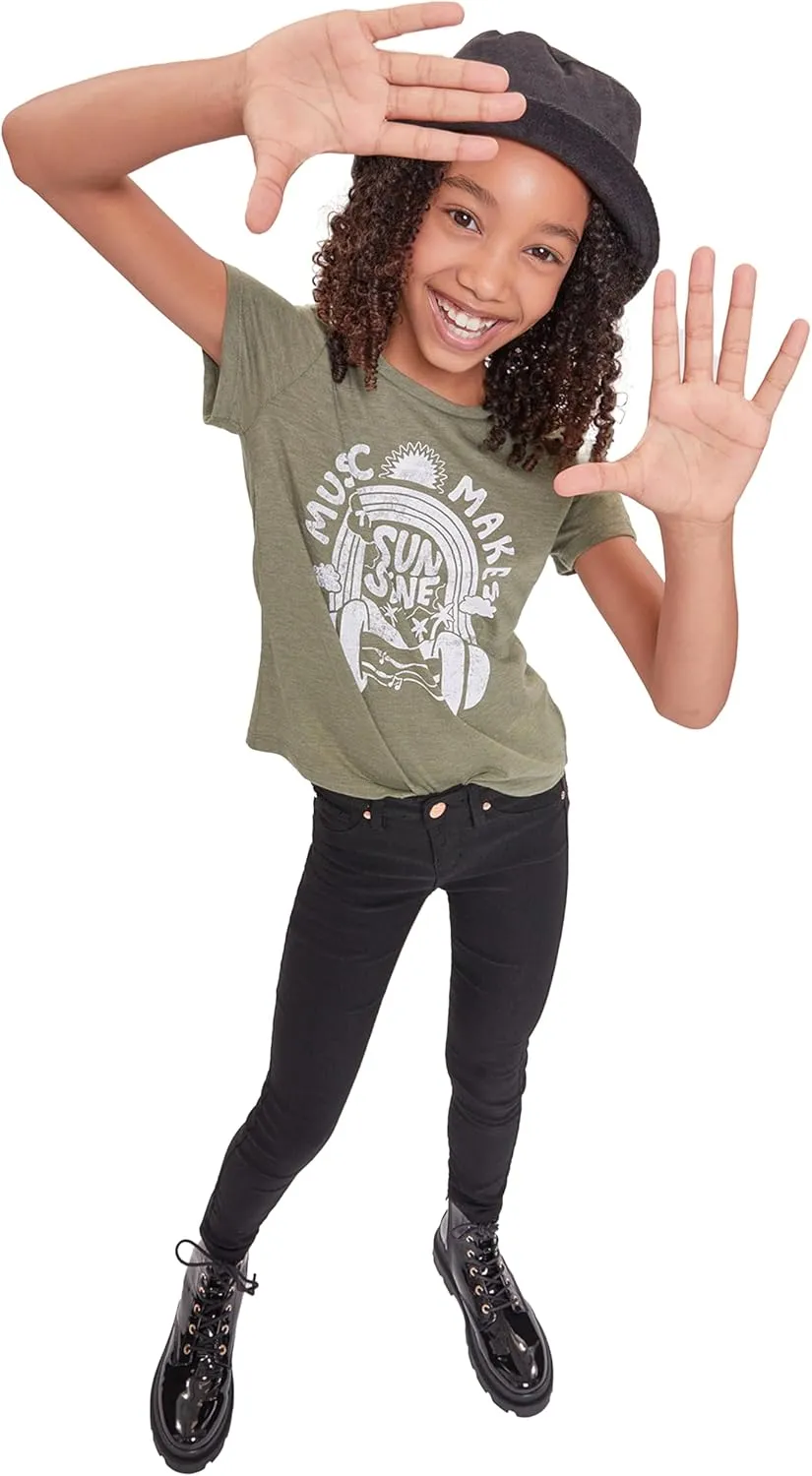 YMI Jeans Girls' Stretch Skinny School Color Pants