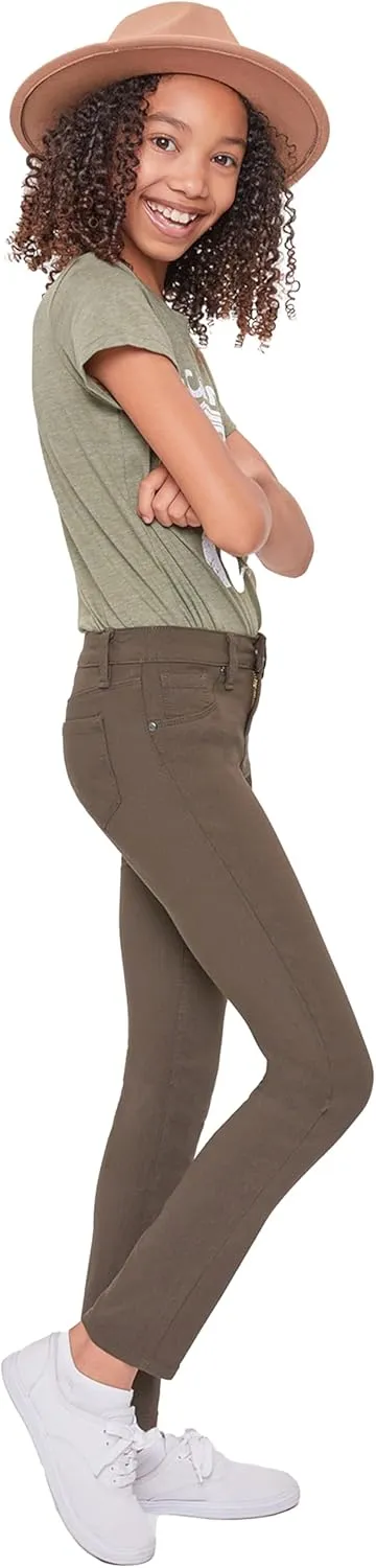 YMI Jeans Girls' Stretch Skinny School Color Pants