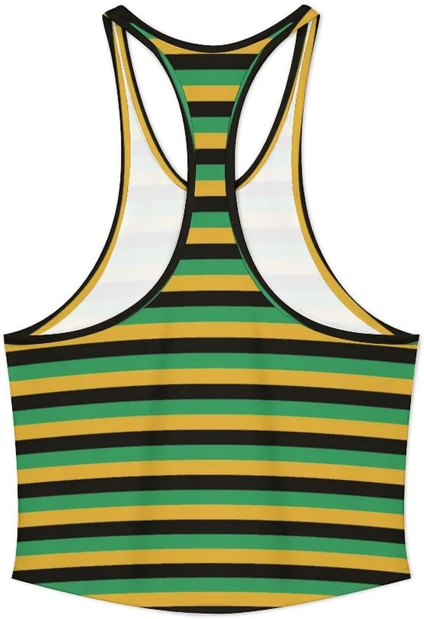 Zakqeik Jamaica Womens Basic Crop Tank Top Casual Solid Round Neck Sleeveless Camisole