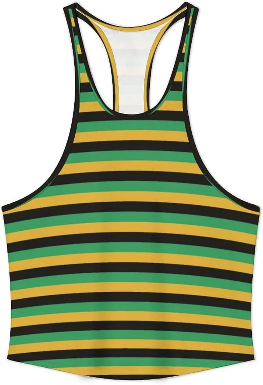 Zakqeik Jamaica Womens Basic Crop Tank Top Casual Solid Round Neck Sleeveless Camisole