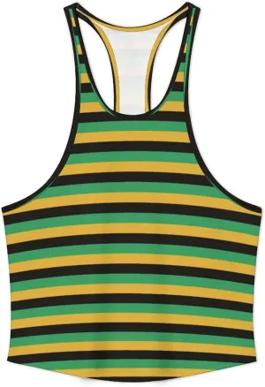 Zakqeik Jamaica Womens Basic Crop Tank Top Casual Solid Round Neck Sleeveless Camisole